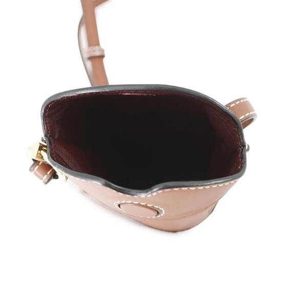 LOEWE Gate pocket Shoulder Bag Leather Brown - Picture 5 of 16